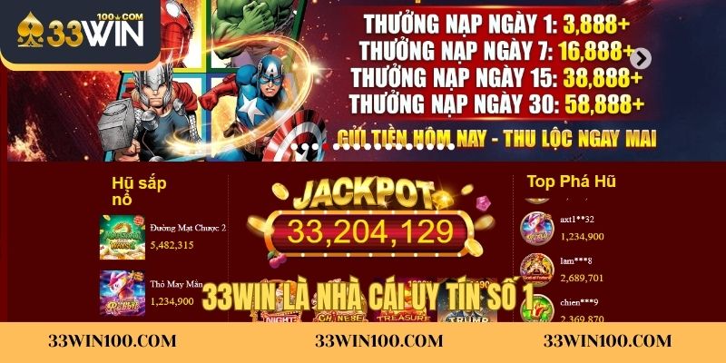 33Win là nhà cái uy tín số 1